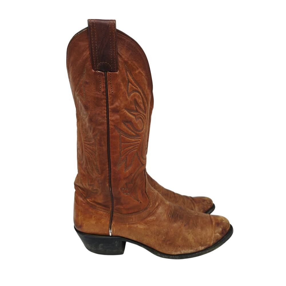 Vintage Olathe Men's Western Boots Brown 9.5